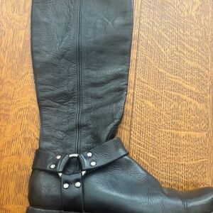 Frye Black Philip the Harness Moto Boots
